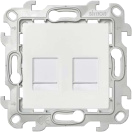 Розетка компьютерная 2-м СП Simon 24 RJ45 кат.5E UTP IP20 механизм бел. Simon 2450593-030 – купить по низкой цене. Низковольтное оборудование