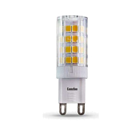 Лампа светодиодная LED4-G9/830/G9 4Вт капсульная 3000К теплый G9 340лм 220В Camelion 12244 купить оптом