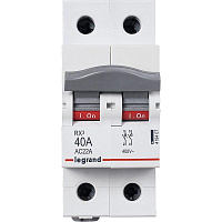Выключатель-разъединитель 2п 40А RX3 Leg 419407 – купить по низкой цене. Низковольтное оборудование