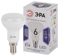 Лампа светодиодная LED R50-6W-860-E14 R50 6Вт рефлектор E14 холод. бел. ЭРА Б0048023 купить оптом