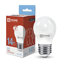 Лампа светодиодная LED-ШАР-VC 14Вт 230В E27 6500К 1330лм IN HOME 4690612047836 купить оптом