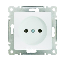 Розетка 1-м СП Lillium 10А без заземл. с панелью механизм бел. Makel 30001022 – купить по низкой цене. Низковольтное оборудование