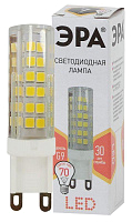 Лампа светодиодная JCD-7w-220V-corn ceramics-827-G9 560лм ЭРА Б0027865 купить оптом