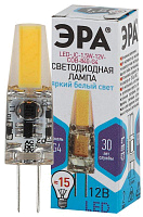 Лампа светодиодная LED-JC-1.5W-12V-COB-840-G4 120лм ЭРА Б0033198 купить оптом