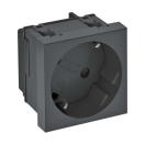 Розетка 1-м 2К+3 под углом 33град. шторки 16А 250В (45х45мм - 1 модуль Modul45) черн. OBO 6120081 – купить по низкой цене. Низковольтное оборудование