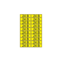 Наклейка знак электробезопасности "24В" 15х50мм (20шт на листе) Rexant 55-0002 купить по низкой цене