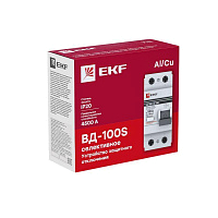 Выключатель дифференциального тока (УЗО) 2п 63А 100мА тип AC ВД-100 (электромех.) PROxima EKF elcb-2-63-100S-em-pro – купить по низкой цене. Дифференциальные автоматы