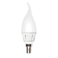 Лампа светодиодная LED-CW37-6Вт/WW/E14/FR ALM01WH пластик Uniel 08137 купить оптом