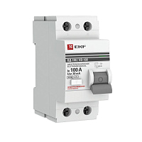 Выключатель дифференциального тока (УЗО) 2п 100А 30мА тип AC ВД-100 (электромех.) PROxima EKF elcb-2-100-30-em-pro – купить по низкой цене. Дифференциальные автоматы