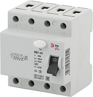Выключатель дифференциального тока (УЗО) 3P+N 32А 30мА ВД1-63 Pro NO-902-40 ЭРА Б0031885 – купить по низкой цене. Дифференциальные автоматы