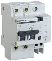 Выключатель автоматический дифференциального тока 2п 63А 30мА АД12 GENERICA MAD15-2-063-C-030 – купить по низкой цене. Автоматические выключатели