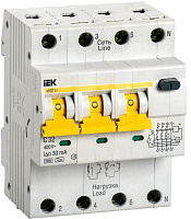 Выключатель автоматический дифференциального тока 4п (3P+N) C 32А 30мА тип A 6кА АВДТ-34 IEK MAD22-6-032-C-30 – купить по низкой цене. Автоматические выключатели