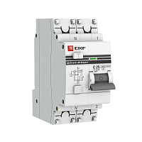 Выключатель автоматический дифференциального тока 2п (1P+N) C 10А 30мА тип AC 4.5кА АД-32 защита 270В электрон. PROxima EKF DA32-10-30-pro – купить по низкой цене. Автоматические выключатели